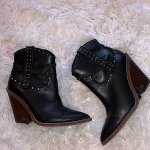 Sam Edelman cowgirl stud booties